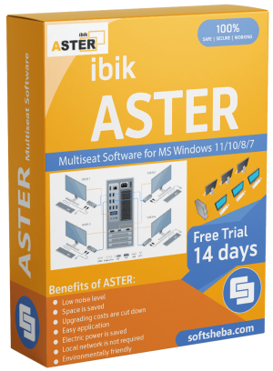 Aster Multiseat Software- 1 PC Multiple User
